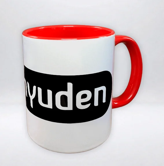 Shinyuden Black & White Logo Mug