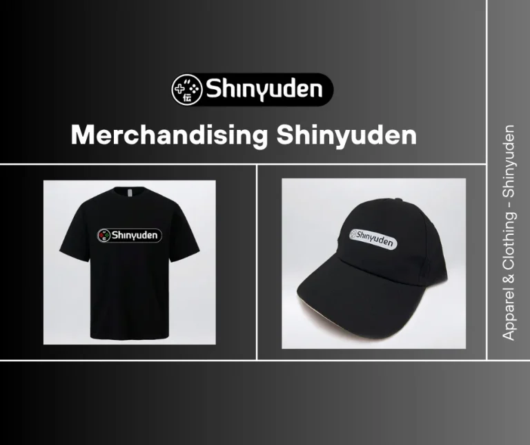 ¡El merchandising oficial de Shinyuden ya está aquí!